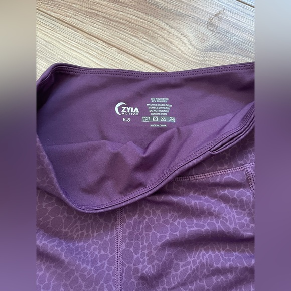 Purple Ziya leggings - size 6-8 - Picture 3 of 4